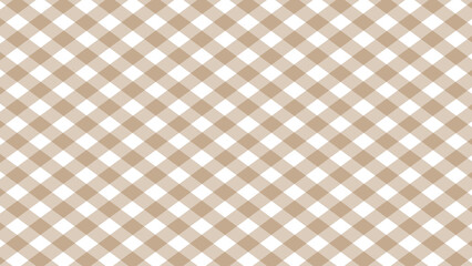 Diagonal brown checkered in the white background