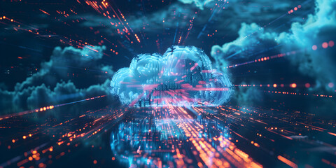 Exploring Glowing Technologies in 3D cloud form 