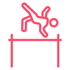 Obraz premium Gymnast Icon Style