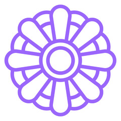 Floral Design Icon Style
