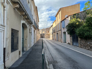 Street in the old town of Loupian