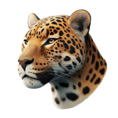 Leopard on a Transparent Background