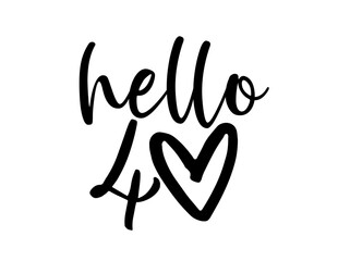 Hello Forty © SVGista
