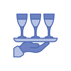 Duo Tone Drinks vector icon