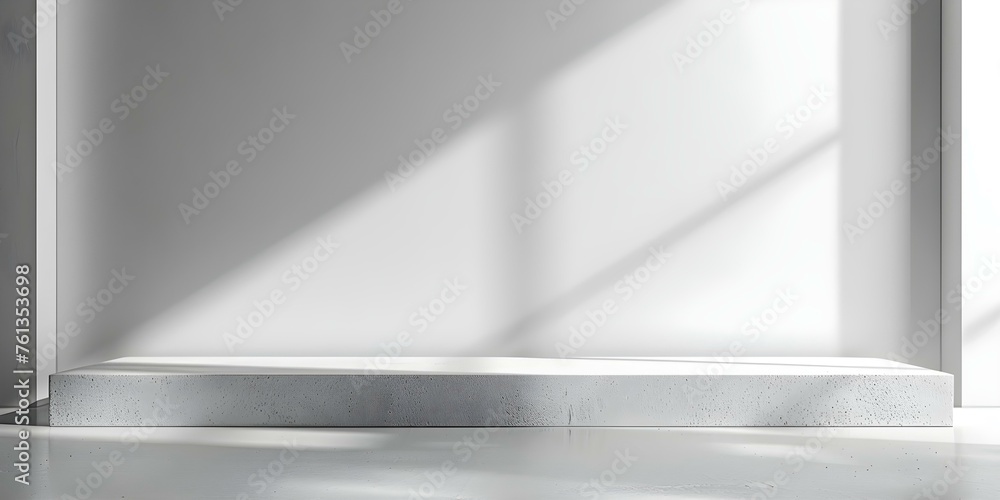 Poster white background with abstract lighting for product display mockup concept. concept product display,