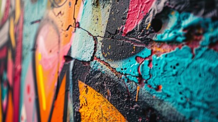 Fototapeta premium Vibrant Graffiti Art