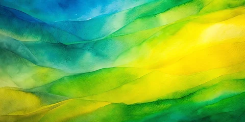Foto auf Acrylglas watercolor abstraction, colored blurred texture ,  aquarelle background, banner   © DALITALI 41848