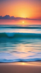 Obraz premium sunset over the sea
