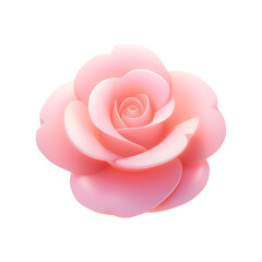 Pink Clay Rose Icon