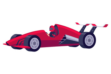 Race car icon transport jet logo sport auto racing symbol concept. Art design template isolated red black turbo jet power hybrid race single seater
