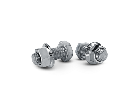 nuts and bolts, transparent background