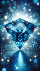 diamond in blue