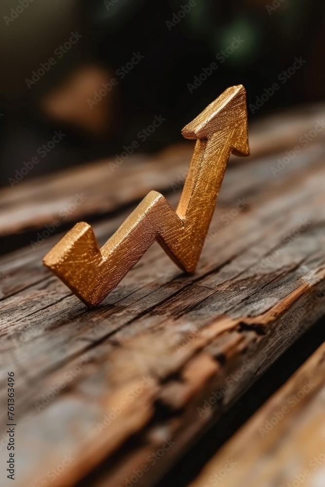Poster abstract financial growth arrows background with ample space provided for convenient text placement