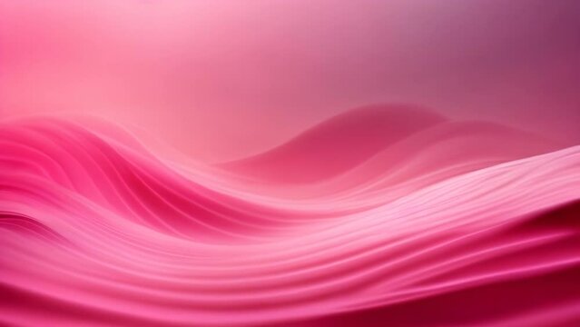 Abstract pink waves animation. Abstract ping and beige waves background. Pink wavy background animation for beauty showcase.