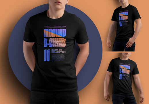 3 Mockup of Boy T-shirt
