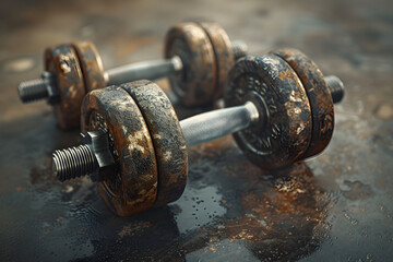 Rugged Iron Dumbbells Instrumental in Customizable Training and Intense Workouts