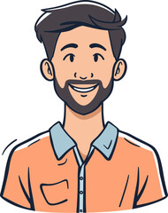 Determined Man Vector Silhouette