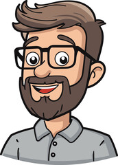 Stylish Businessman Vector Art