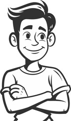 Intellectual Man Vector Image