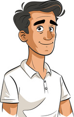 Dynamic Businessman Vector Illustration