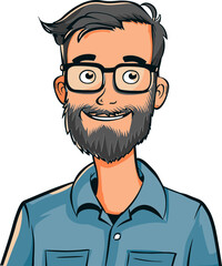 Fit Man Vector Concept