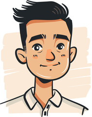 Wise Businessman Vector Avatar