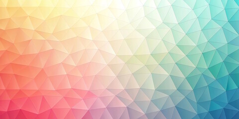 Colorful abstract background with geometric shapes. Pastel colors  gradient  illustration. Banner