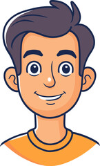 Playful Man Vector Drawing