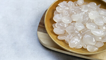 Sugar palm seed in syrup