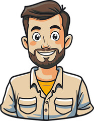 Confident Man Vector Design