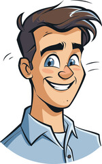 Dynamic Man Vector Profile