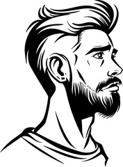 Dapper Man Vector Graphic