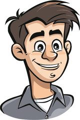 Stylish Man Vector Character