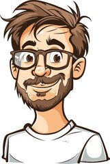 Suited Man Vector Character