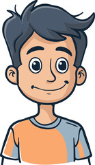 Thoughtful Man Vector Model