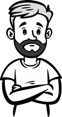 Stylish Man Vector Image