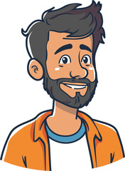 Obraz premium Fashion Forward Man Vector Illustration