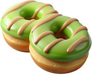 matcha-green-tea-sauce-donuts