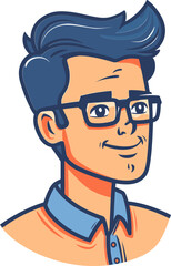 Travel Enthusiast Man Vector Character