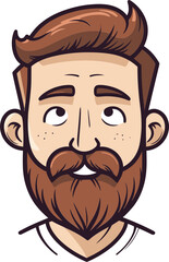 Organic Farming Advocate Man Vector Graphic