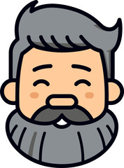 Adventure Sports Enthusiast Man Vector Drawing