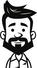 Environmental Conservationist Man Vector Silhouette