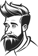 Wellness Advocate Man Vector Portrait