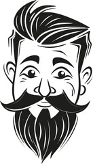 Adventure Photographer Man Vector Drawing