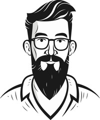 Classic Car Collector Man Vector Image