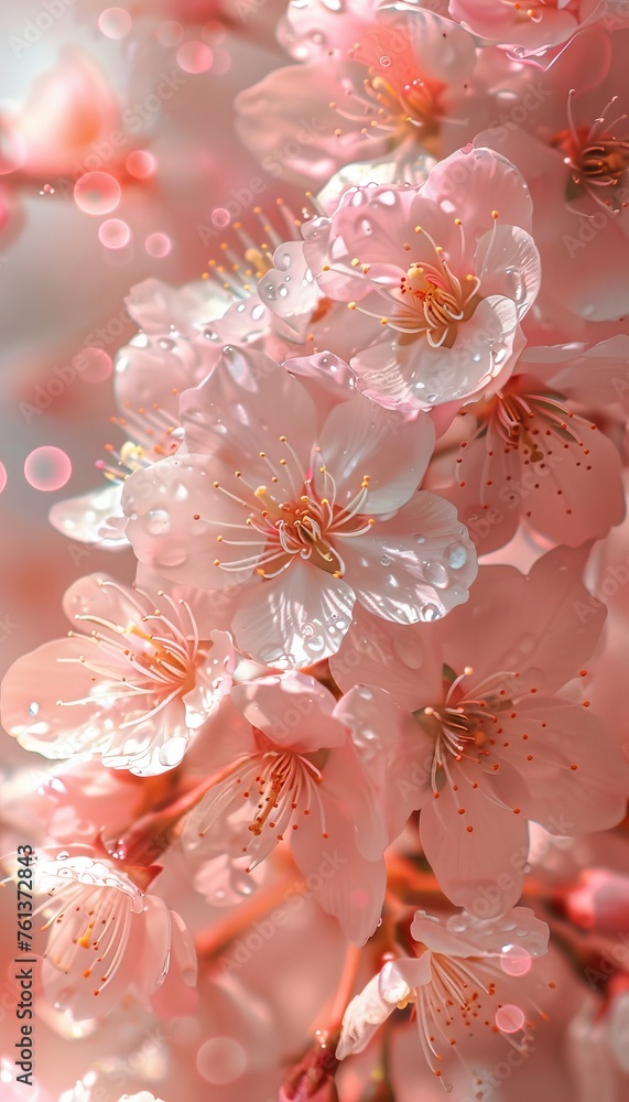 Poster elegant minimalistic spring abstract background with serene white hues and soft tones