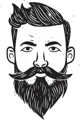 Classic Car Collector Man Vector Image