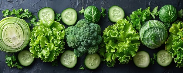green vegetable background