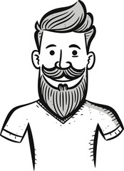 Tech Geek Innovation Entrepreneurial Visionary Creative Man Vector Image