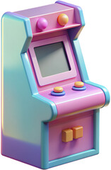 arcade-game-cabinet-pastel--from-the-90-s---aesthe